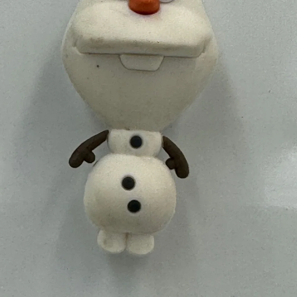 Disney Frozen Olaf Snowman 3D Figural‎ Keychain White Brown J142-15E08